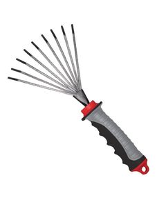 Грабли веерные 230x100 мм с комбинированной рукояткой INTERTOOL FT-0023, фото  | SNABZHENIE.com.ua