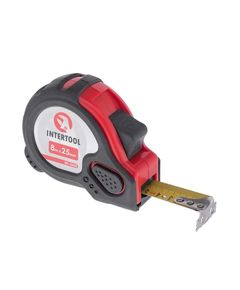 Рулетка з фіксатором 8м 25мм Супер Магніт INTERTOOL MT-0608, фото  | SNABZHENIE.com.ua