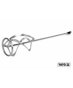 Миксер спиральный тройной для строительных смесей оцинкованный YATO: Ø120 x 590 мм, HEX, макс 15-25 кг(DW), фото  | SNABZHENIE.com.ua