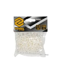 Хрестики дистанционные многоразовые для плитки VOREL : тип U, 1,5 мм. 100 (Уп/Шт.)(DW), фото  | SNABZHENIE.com.ua