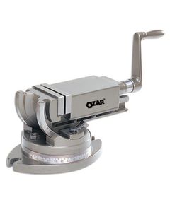 Лещата верстатные 2-х осевые Ozar AMV/SP-150, 50-60 HRC, 0-360°, 150х150х45мм, 30 мкм, 35,5 кг, фото  | SNABZHENIE.com.ua