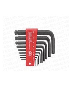 Штифтові ключі Wiha із сферою набір 9 пр T (1.5,2,2.5,3,4,5,6,8,10), CrV, матовий хром, фото  | SNABZHENIE.com.ua