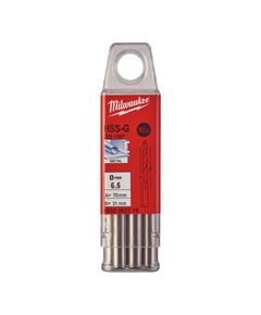 Сверло по металлу HSS-G MILWAUKEE DIN1897, Ø6,5х70х31мм, короткое, (10шт), фото  | SNABZHENIE.com.ua