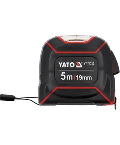 Рулетка измерительная с читающим окошком YATO L= 5 м x 19 мм, фото  | SNABZHENIE.com.ua
