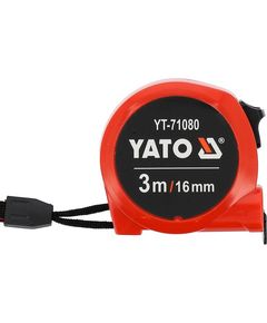 Рулетка измерительная YATO: L= 3 м x16 мм, фото  | SNABZHENIE.com.ua