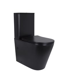 Унитаз напольный Qtap Scorpio Ultra Quiet безободковый с сиденьем Soft-Close матовый черный, фото  | SNABZHENIE.com.ua