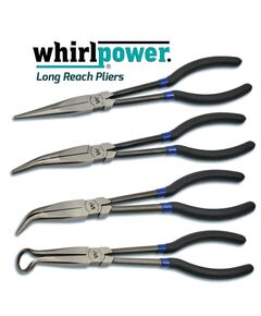 Тонкогубцы Whirlpower 280 мм с удлиненными ручками 15617-01-280, фото  | SNABZHENIE.com.ua