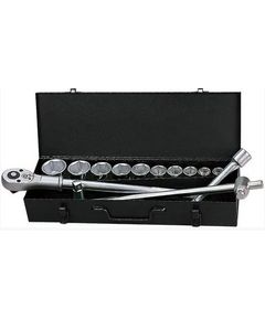 Набор головок Whirlpower 3/4 21 шт. 19-50 мм, 12-гранный, метал. кейс, фото  | SNABZHENIE.com.ua