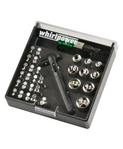 Набор бит и головок Whirlpower 1/4 5-13мм, 31 предмет в кейсе, фото  | SNABZHENIE.com.ua