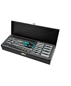 Набор головок Whirlpower 1/4 4-14мм, 43 предмета, металлический кейс, фото  | SNABZHENIE.com.ua