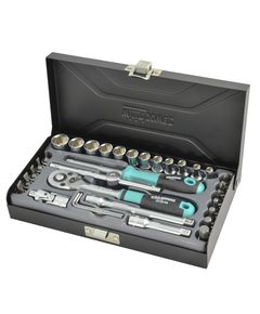 Набор головок Whirlpower 1/4 4-13мм, 33 предмета, в металлическом кейсе, фото  | SNABZHENIE.com.ua