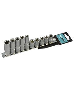 Набор головок Whirlpower 1/4 Е5-Е10, 10 шт на планке, фото  | SNABZHENIE.com.ua