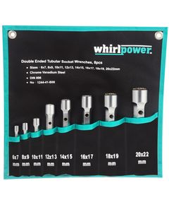 Набор трубчатых ключей Whirlpower 6-22мм, 8 од. в чехле 1244-41-B08, фото  | SNABZHENIE.com.ua