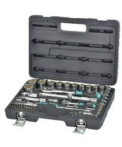 Набор головок Whirlpower 62 шт. 1/2-1/4 4-13 мм в пластиковом кейсе, фото  | SNABZHENIE.com.ua