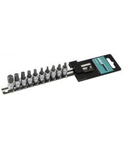 Набор головок Whirlpower Ph и Hex 1/4, 10 од. на планке 1612-2910, фото  | SNABZHENIE.com.ua