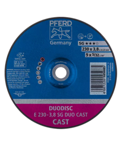 Круг универсальный Pferd 230*3,8*22,23 SG DUO CAST для чугуна, фото  | SNABZHENIE.com.ua