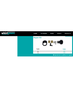 Ремонтний комплект для трещітки Whirlpower 16142-03-72, фото  | SNABZHENIE.com.ua