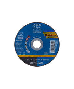 Круг отрезной Pferd 125*2,4*22,2 PSF STEELOX для нержавейки и стали, фото  | SNABZHENIE.com.ua