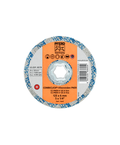 Круг шлифовальный Pferd 125*6 CC-PNER H 125 A F для нержавейки, COMBICLICK, фото  | SNABZHENIE.com.ua