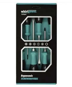 Набір викруток Whirlpower 6 од. SL/PH у картонному кейсі, фото  | SNABZHENIE.com.ua
