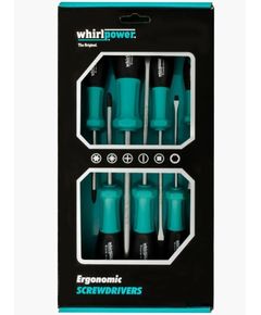 Набор отверток Whirlpower 7 шт. SL/PH в картонном кейсе, фото  | SNABZHENIE.com.ua