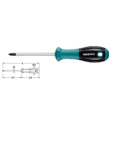 Викрутка Whirlpower PH2, 200 мм, фото  | SNABZHENIE.com.ua