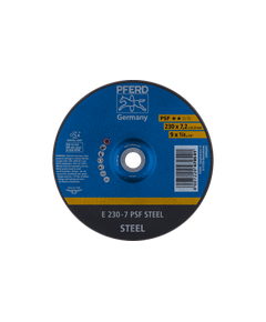 Круг зачистной Pferd 230x7,2x22 PSF STEEL для стали и чугуна, фото  | SNABZHENIE.com.ua