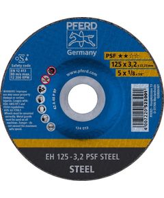 Круг отрезной Pferd 125x3,2x22 мм PSF STEEL для металла, фото  | SNABZHENIE.com.ua