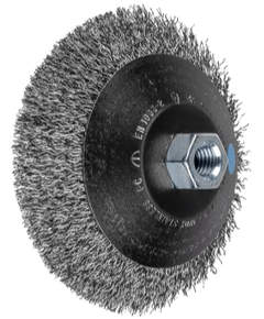 Щітка конічна неплетена Pferd KBU 12510/M14 INOX 0,35 мм, 125 10 мм, фото  | SNABZHENIE.com.ua