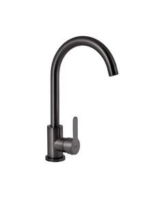 Смеситель для кухні U-образний Brinex Pure 015F U-образний Графіт, фото  | SNABZHENIE.com.ua