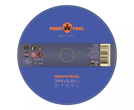 Круг отрезной по металлу 300 х 3,0 х 32,0 мм PROFITOOL Industrial F41