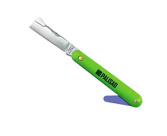 Нож садовый 195 мм, складной, копулировочный, пластиковая рукоятка, пластиковый расщепитель PALISAD (79008P), фото  | SNABZHENIE.com.ua