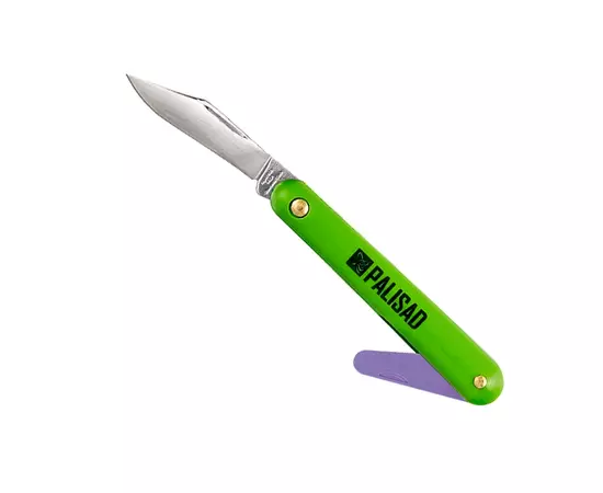 Нож садовый 150 мм, складной, копулировочный, пластиковая рукоятка, пластиковый расщепитель PALISAD (79010P), фото  | SNABZHENIE.com.ua