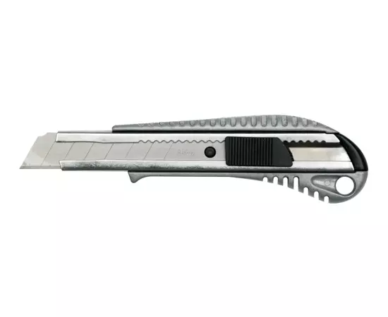 Нож VOREL с выдвижным лезвием с отламывающиеся сегментам, М = 18 мм, металлический корпус (VO-76184), фото  | SNABZHENIE.com.ua