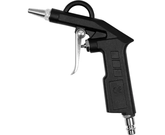 Пистолет пневматический продувочный VOREL с коротким соплом 2 мм, 1/4", 0.6 MPa (VO-81643), фото  | SNABZHENIE.com.ua