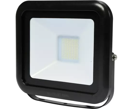 Прожектор SMD LED диодный сетевой VOREL 230 В, 50 Вт, 4000 lm, 6000 К, с крепежной скобой (VO-82844), фото  | SNABZHENIE.com.ua