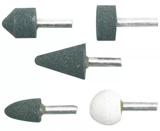 Камни шлифовальные VOREL (комплект) 6 мм, 5 шт. (VO-25400), фото  | SNABZHENIE.com.ua