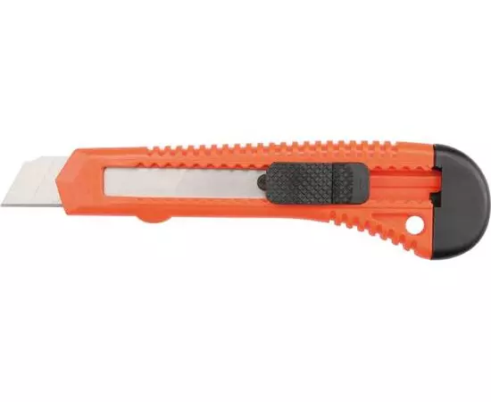 Нож VOREL с выдвижным лезвием с отламывающиеся сегментам, М = 18 мм, пластиковый корпус (VO-76185), фото  | SNABZHENIE.com.ua