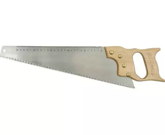 Ножівка по дереву VOREL L = 400 мм, W = 1 мм, дерев'яна ручка (VO-28394), фото  | SNABZHENIE.com.ua