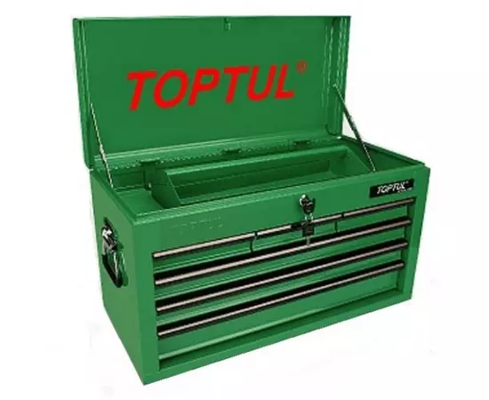 Ящик для инструмента 6 секций 660 (L) x 307(W) x 378(H) мм TOPTUL (TBAA0601), фото  | SNABZHENIE.com.ua