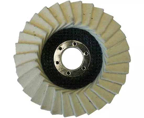 Круг лепестковый фетровый NORTON для полировки 115 х 22.2 мм (70V901), фото  | SNABZHENIE.com.ua
