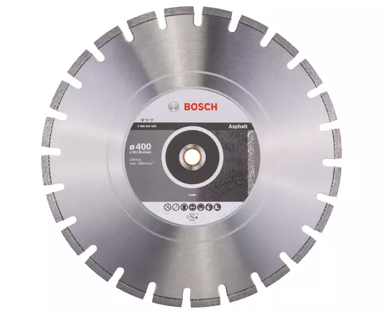 Алмазный диск Standart for Asphalt 400 x 20/25,4 BOSCH (2608602626), фото  | SNABZHENIE.com.ua