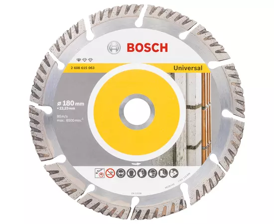 Алмазный диск Standard for Universal 180 x 22,23 BOSCH (2608615063), фото  | SNABZHENIE.com.ua