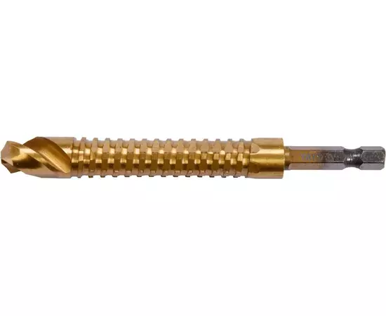Свердло фрезероване по металу YATO HSS-TIN 12 мм, l = 115 мм, HEX - 1/4" (YT-44830), фото  | SNABZHENIE.com.ua