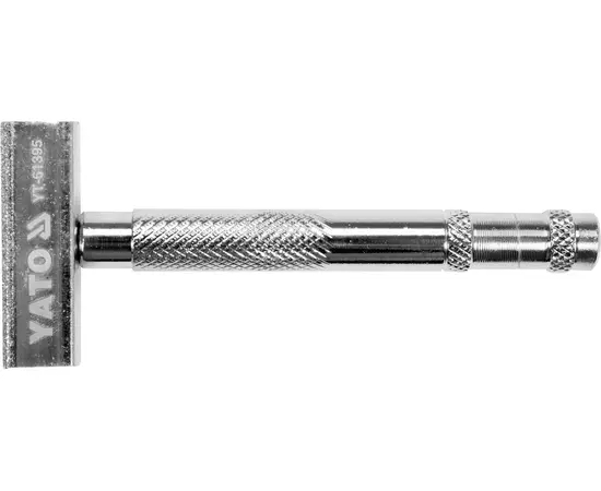 Брусок алмазний для вирівнювання абразивних дисків YATO 45.5 х 13 мм, металева ручка (YT-61395), фото  | SNABZHENIE.com.ua