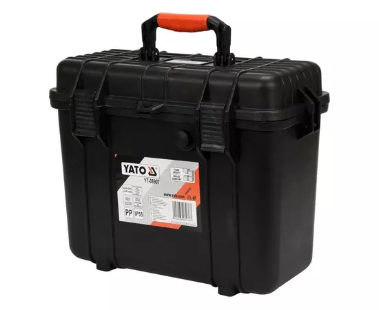 Ящик для инструмента герметичный, ударопрочный YATO 430 х 244 х 341 мм из полипропилена (YT-08907), фото  | SNABZHENIE.com.ua