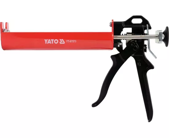 Пистолет скелетный для нанесения герметиков, с двойным картриджем YATO (YT-67573), фото  | SNABZHENIE.com.ua
