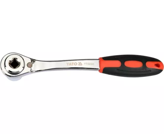 Ключ торцевой с универсальной головкой YATO М 8-19 мм, HRC 40, с прорезиненной эргономичной ручкой (YT-02400), фото  | SNABZHENIE.com.ua