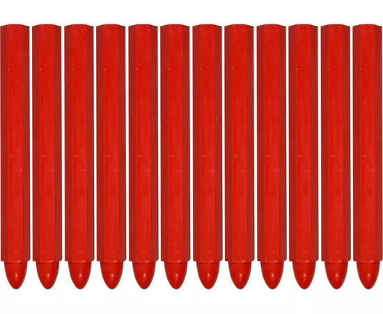 Крейда маркувальна 120 x 12 мм, червона, 12 шт YATO (YT-69932), фото  | SNABZHENIE.com.ua