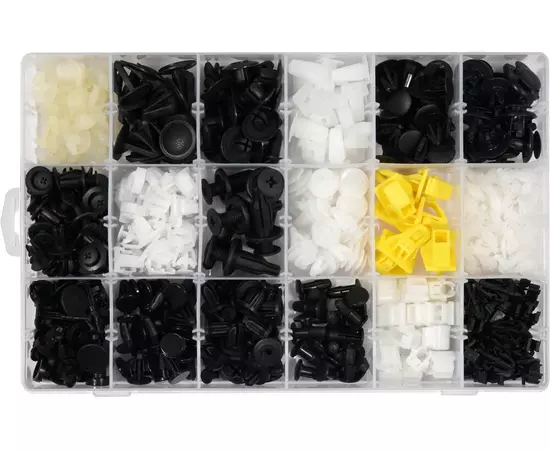 Набір кріплень обшивки HONDA YATO, 18 типорозмірів, 418 шт (YT-06656), фото  | SNABZHENIE.com.ua